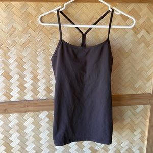 Lululemon Power Y Tank Top Brown 6